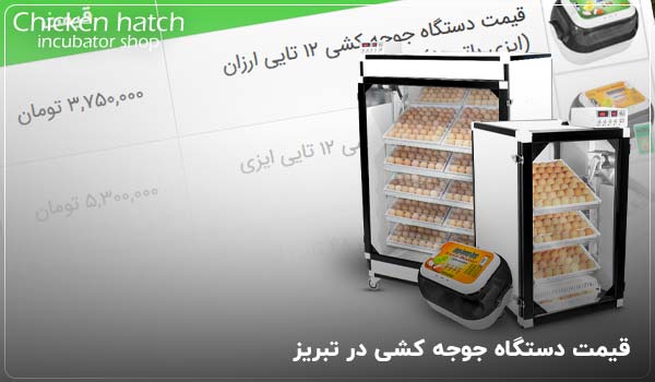 قیمت دستگاه جوجه کشی در تبریز - چیکن هچ